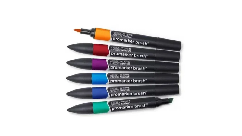 Art-Export Ecsetfilc készlet, W&N, ProMarker Brush, 6 db, rich tones