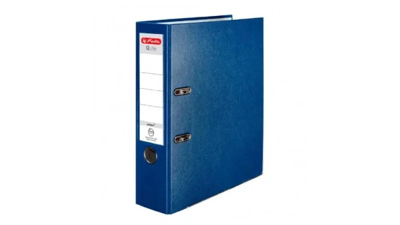 Herlitz Iratrendező 7,5cm Q.file kék