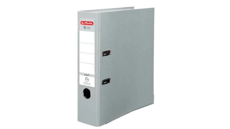 Herlitz Iratrendező 7,5cm Q.file szürke
