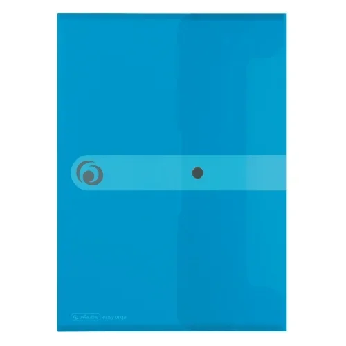 Herlitz Dokumentumtartó A4 PP, easy áttetsző kék