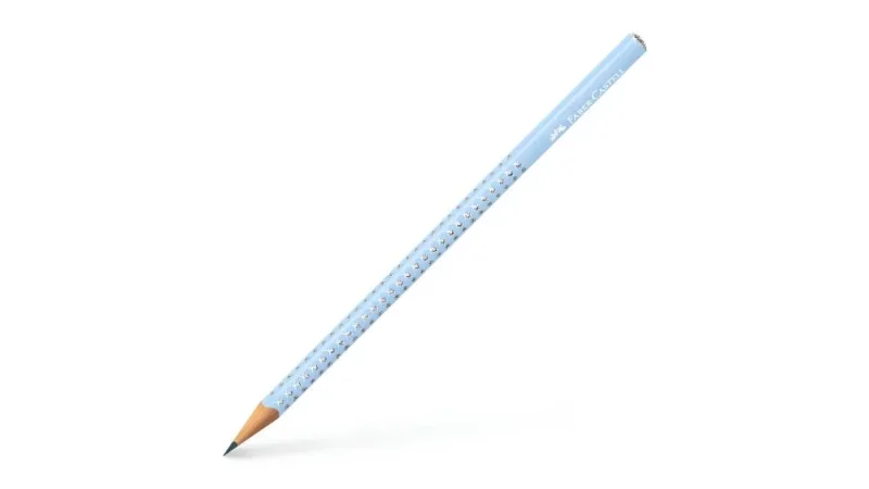 Faber-Castell Grafitceruza Grip Sparkle, gyöngyház pasztellkék