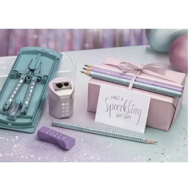 Faber-Castell Grafitceruza SPARKLE gyöngyházfényű metál lila (3)