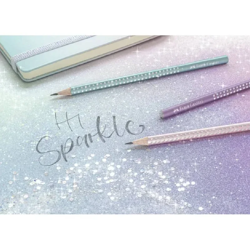 Faber-Castell Grafitceruza SPARKLE gyöngyházfényű metál lila (3)