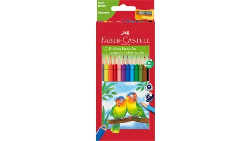 Faber-Castell Színesceruza ECO háromszögű 12db (120512EU)