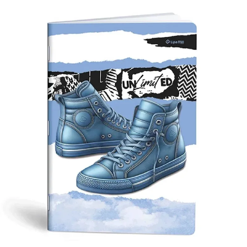 VECTRA Tűzött füzet vonalas LIPAMILL A/4 40 lapos Sneaker