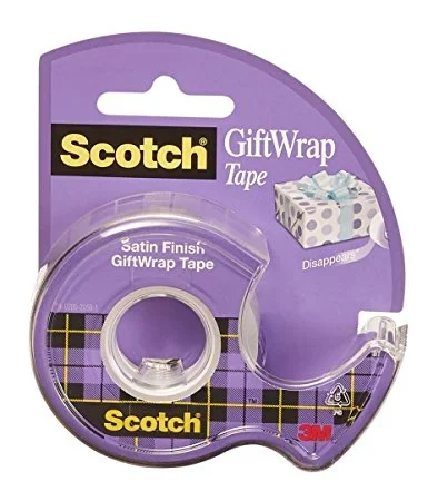 3M Scotch Gift Wrap ragasztószalag ajándékcsomagoláshoz 19 mm x 7,5m
