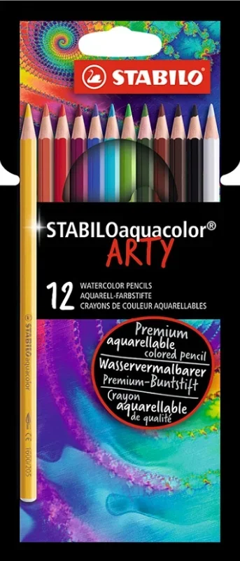 Stabilo aquacolor akvarellezhető színes ceruza készlet 12 db-os ARTY