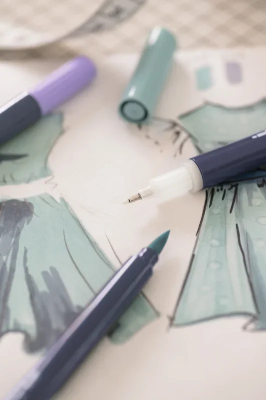 Faber-Castell Goldfaber Filctoll készlet 6db-os, kétvégű, Fashion