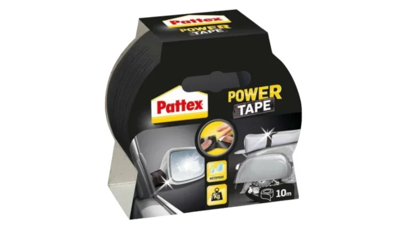 Pattex Power Tape ragasztószalag 10m, fekete