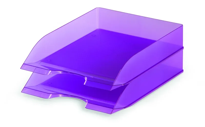 Durable Basic asztali irattálca, átlátszó lila