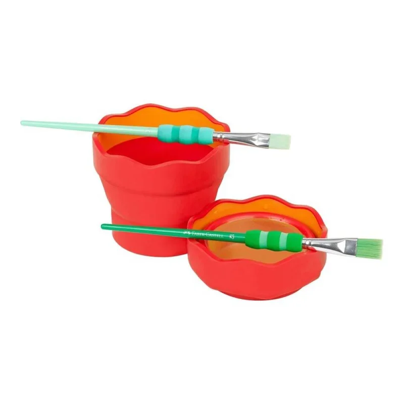 Faber-Castell Ecsettál CLIC & GO Piros-Narancs