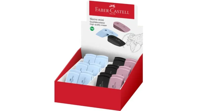 Faber-Castell Radír SLEEVE mini, Harmónia színek, műa.tartóban