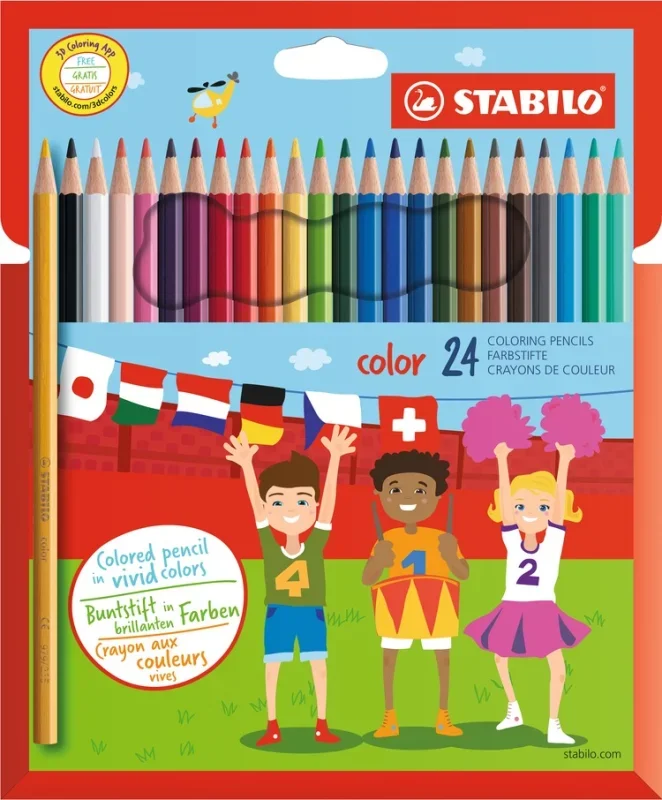 Stabilo color színesceruza készlet 24db-os