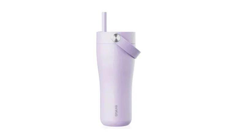 EQUA Carry Cup duplafalú termoszkulacs (600ml) Levendula