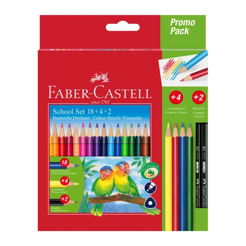 Faber-Castell Színes ceruza készlet 18+4+2db-os