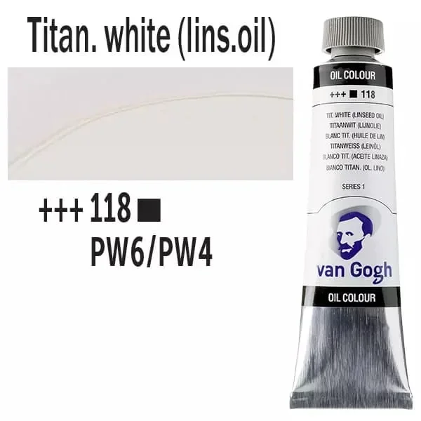 Van Gogh Olajfesték (40ml) Titánfehér (lenolajjal)