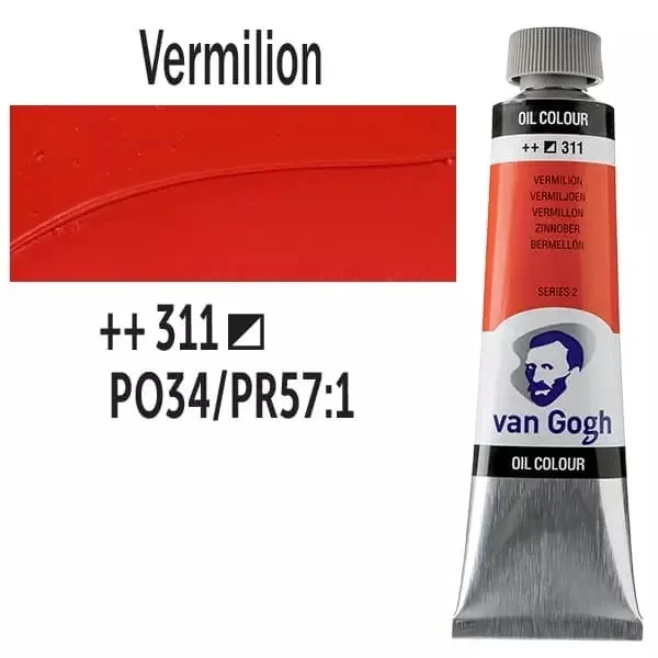 Van Gogh Olajfesték (40ml) Cinóbervörös