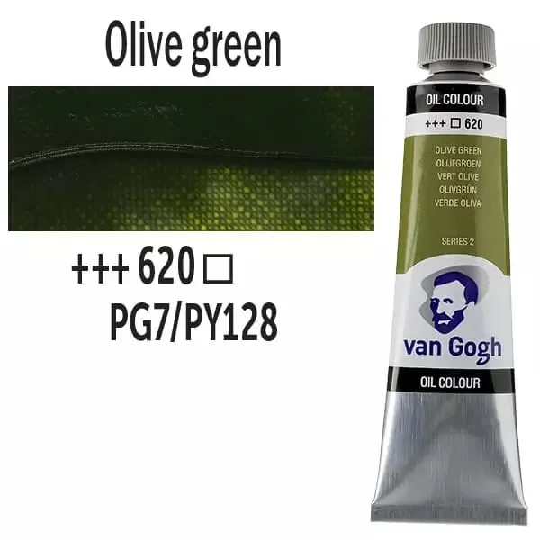 Van Gogh Olajfesték (40ml) Oliva zöld