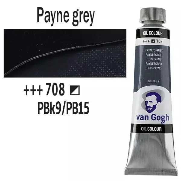 Van Gogh Olajfesték (40ml) Paynes szürke