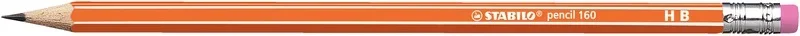 Stabilo Neon testű grafitceruza 160 radíros véggel HB narancs