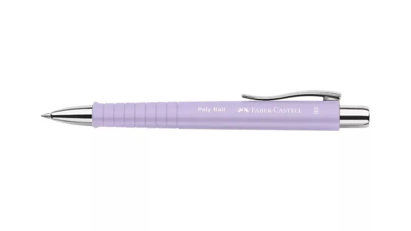 Faber-Castell Golyóstoll POLY BALL, pasztell lila, XB