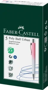 Faber-Castell Golyóstoll POLY BALL XB sunset, rózsaszín átmentes