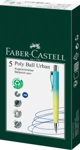 Faber-Castell Golyóstoll POLY BALL XB sunrise, kék átmentes