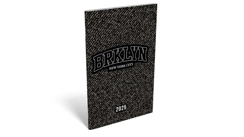 Lizzy A6 tűzött zsebnaptár, NyC Brklyn (2025)