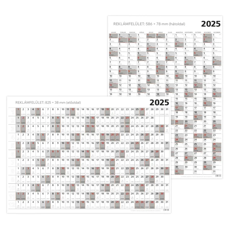 TopTimer T100 TERMINUS B1 Plakátnaptár