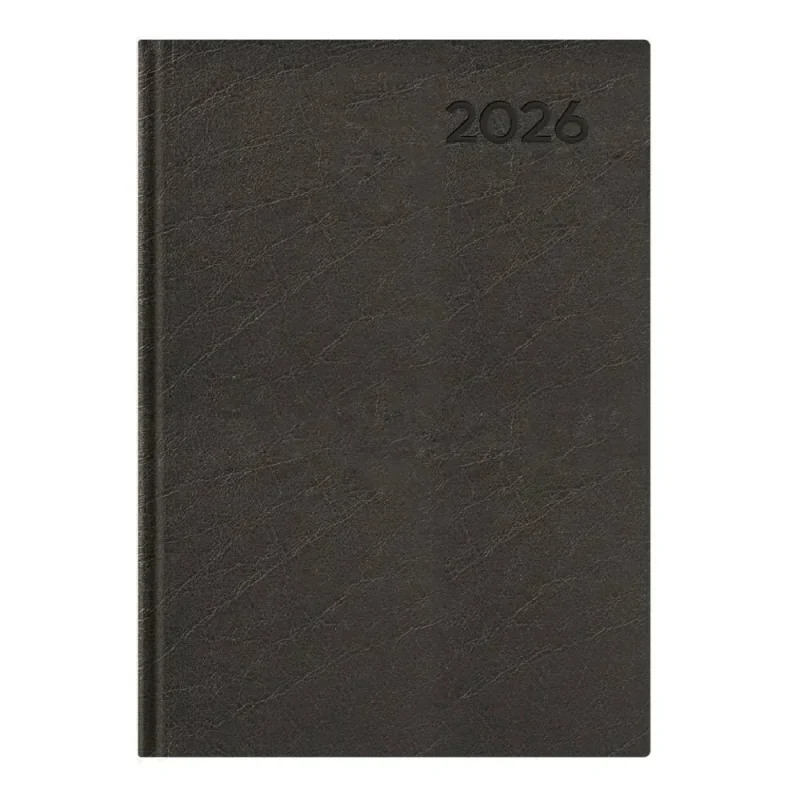 TopTimer Határidőnapló 2026, E021 A5 (Napi beoszt.) FEKETE