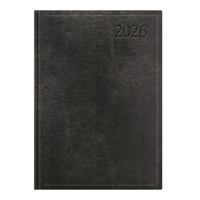 TopTimer Határidőnapló 2026, T010 A4 (Heti beoszt.) FEKETE
