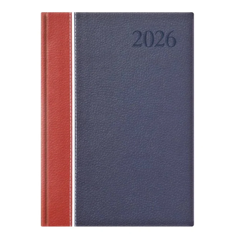 TopTimer Határidőnapló 2026, G011 B5 (Heti beoszt.) BORDÓ-FEHÉR-KÉK