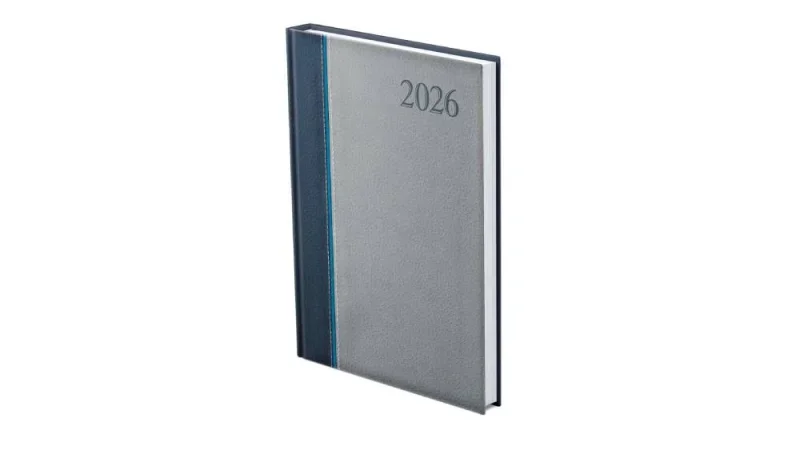 TopTimer Határidőnapló 2026, G011 B5 (Heti beoszt.) KÉK-KÉK- SZÜRKE