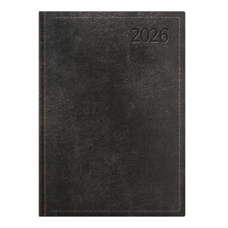 TopTimer Határidőnapló 2026, T011 B5 (Heti beoszt.) FEKETE