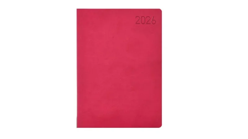 TopTimer Határidőnapló 2026, M012 B6 (Heti beoszt.) RÓZSA-LILA