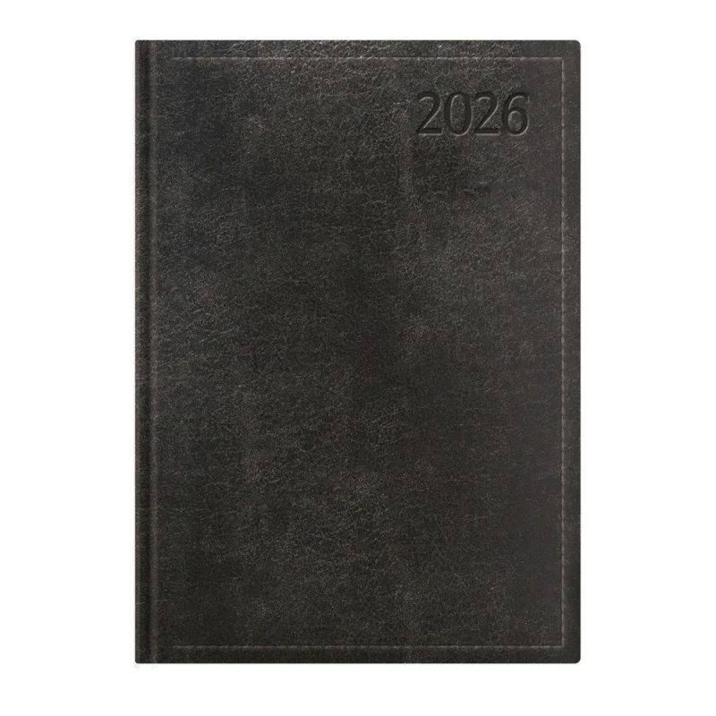 TopTimer Határidőnapló 2026, T020 B5 (Napi beoszt.) FEKETE