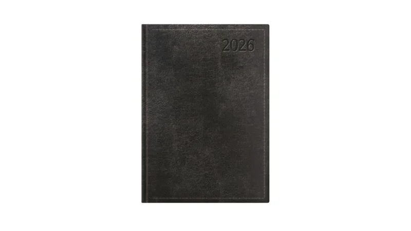TopTimer Határidőnapló 2026, T020 B5 (Napi beoszt.) FEKETE