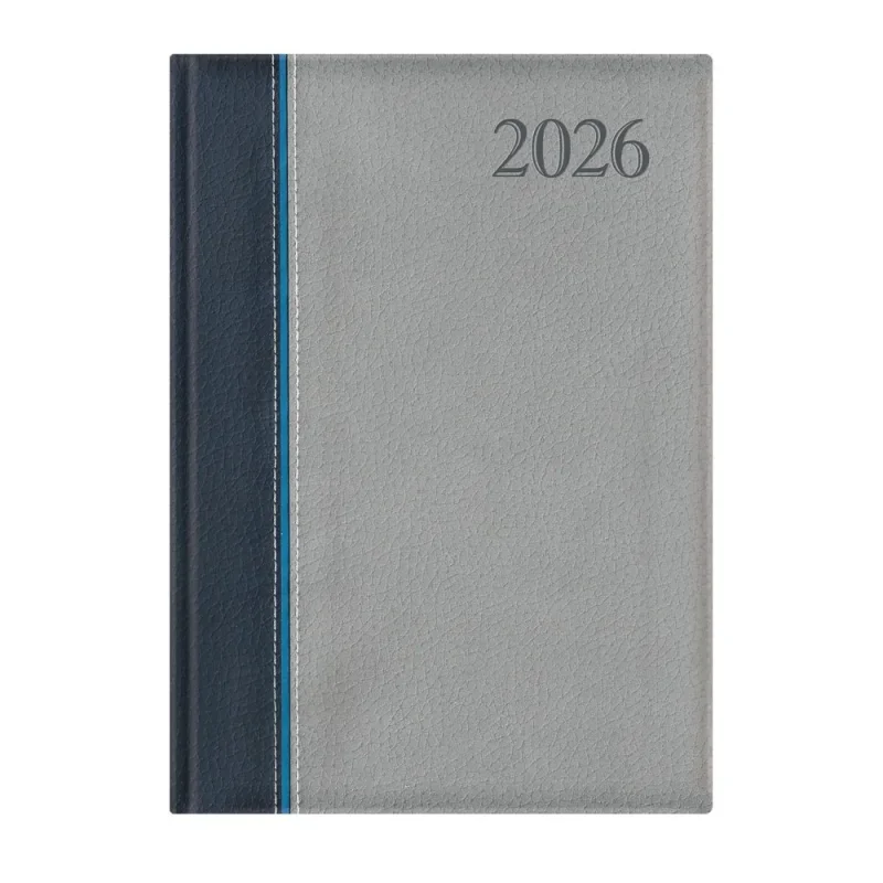 TopTimer Határidőnapló 2026, G021 A5 (Napi beoszt.) KÉK-KÉK-SZÜRKE