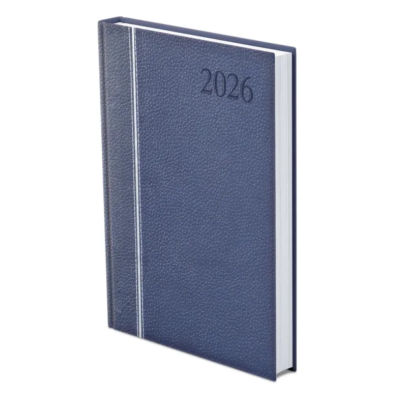 TopTimer Határidőnapló 2026, G021 A5 (Napi beoszt.) KÉK-EZÜST-KÉK