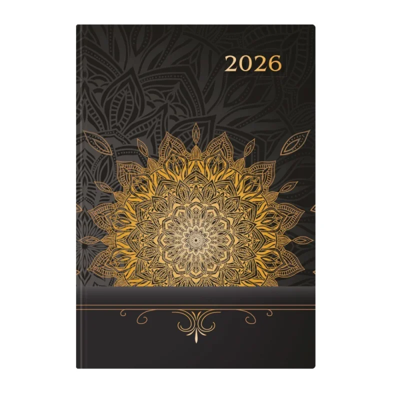 TopTimer Határidőnapló 2026, J021 A5 (Napi beoszt.) MANDALA