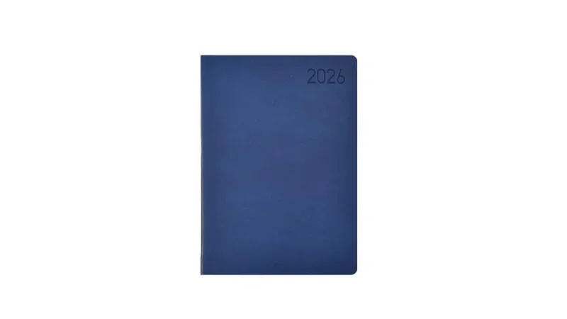 TopTimer Határidőnapló 2026, M021 A5 (Napi beoszt.) KÉK-NARANCS