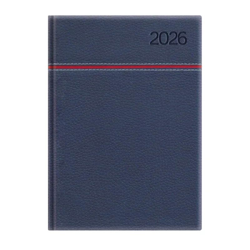TopTimer Határidőnapló 2026, Y021 A5 (Napi beoszt.) KÉK-PIROS