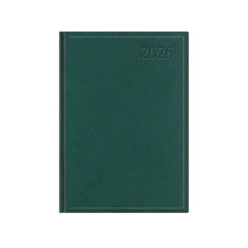 TopTimer Határidőnapló 2026, T022 B6 (Napi beoszt.) ZÖLD