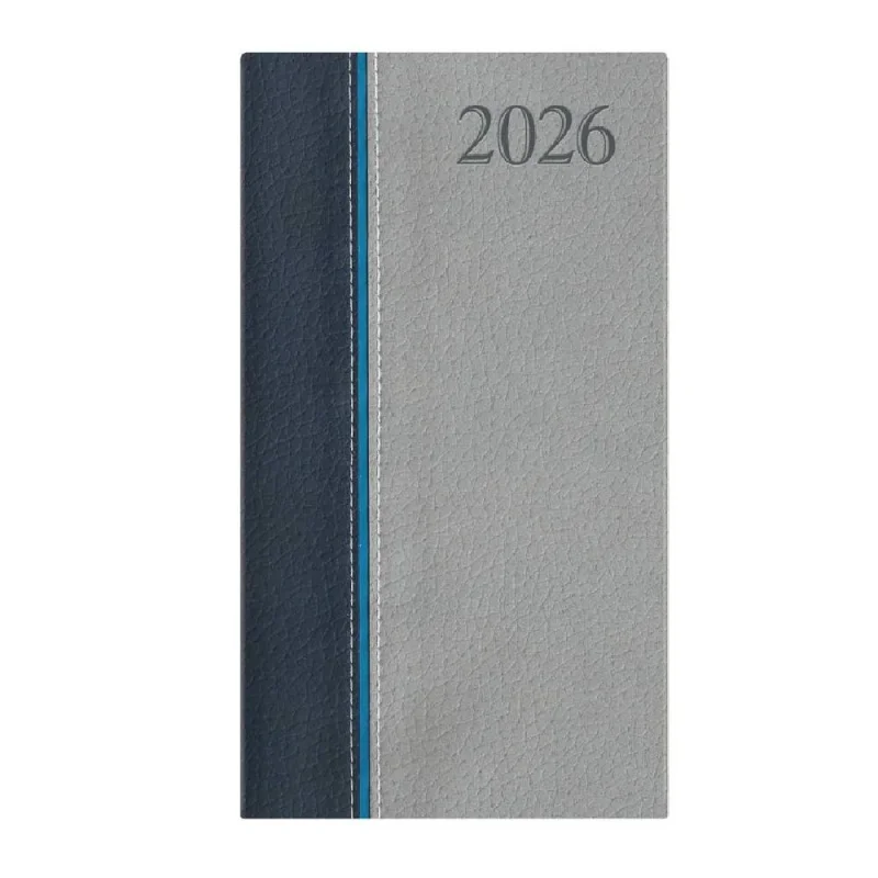 TopTimer Zsebnaptár 2026, G035 (Heti beoszt.) KÉK-KÉK-SZÜRKE
