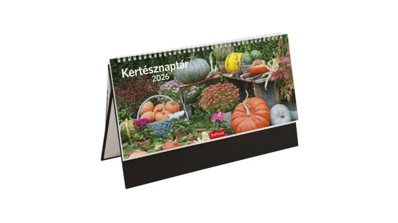 TopTimer T054 KERTÉSZ Álló asztali naptár 2026, FEKETE