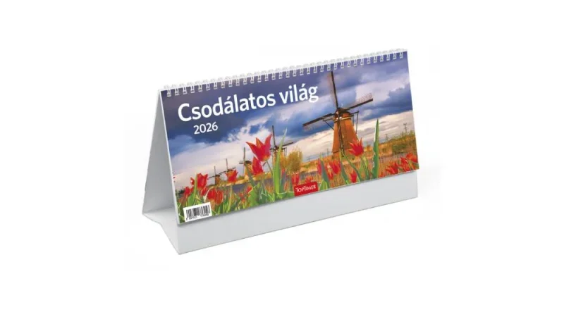 TopTimer T066 Álló asztali naptár 2026, CSODÁLATOS VILÁG