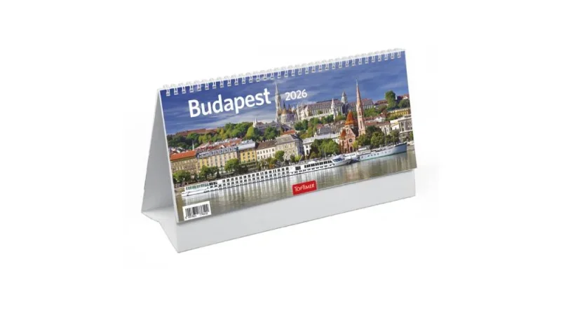 TopTimer T066 Álló asztali naptár 2026, BUDAPEST