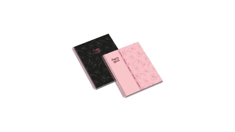 AMBAR Spirálfüzet A4, 80 lapos vonalas, Sugar & Spice