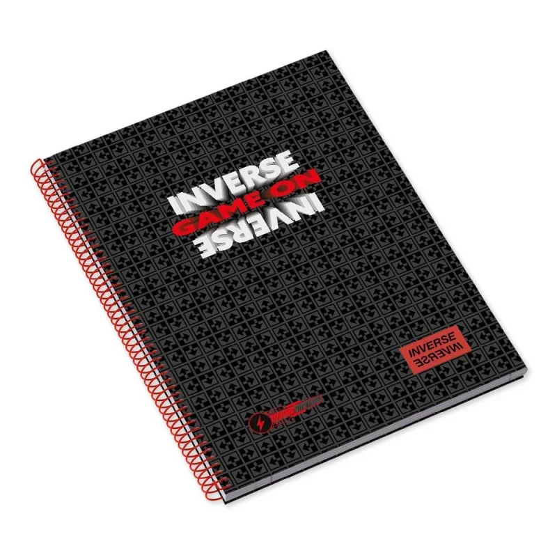 AMBAR Spirálfüzet A5, 80 lapos kockás, Inverse Teen