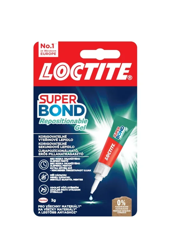 LOCTITE LOCTITE Super Bond REPOSITIONABLE GEL 3g